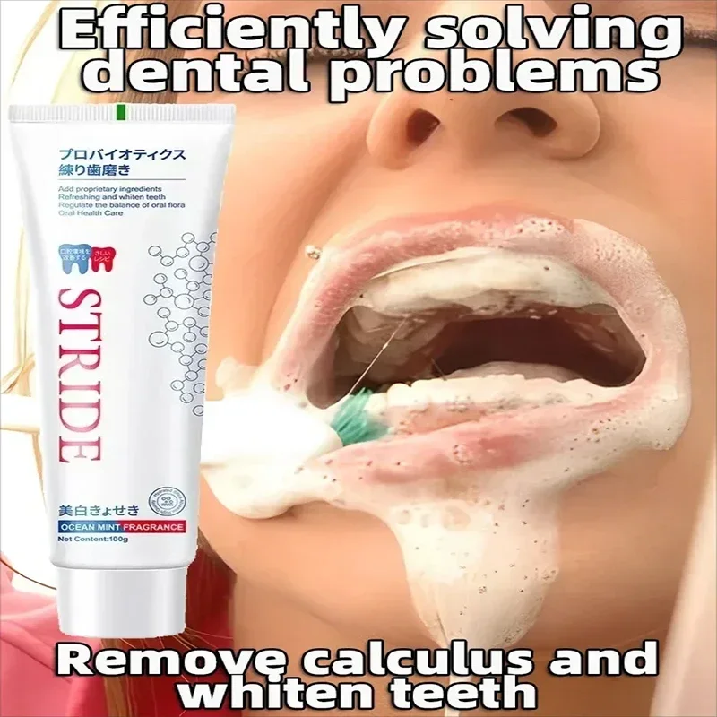 Toothpaste Dental Calculus Remover Whitening Removal Bad Breath Teeth Brightening Preventing Periodontitis Dental Cleansing Care thumbnail 4