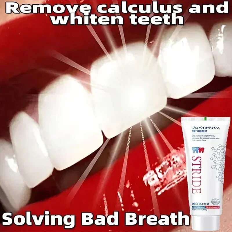 Toothpaste Dental Calculus Remover Whitening Removal Bad Breath Teeth Brightening Preventing Periodontitis Dental Cleansing Care thumbnail 3