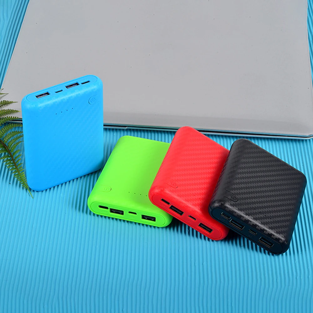 New Portable DIY Power Bank Box 4x18650 Battery Charger Case Fast Charging Case Solderless Power Bank Shell Batteries Charging thumbnail 5