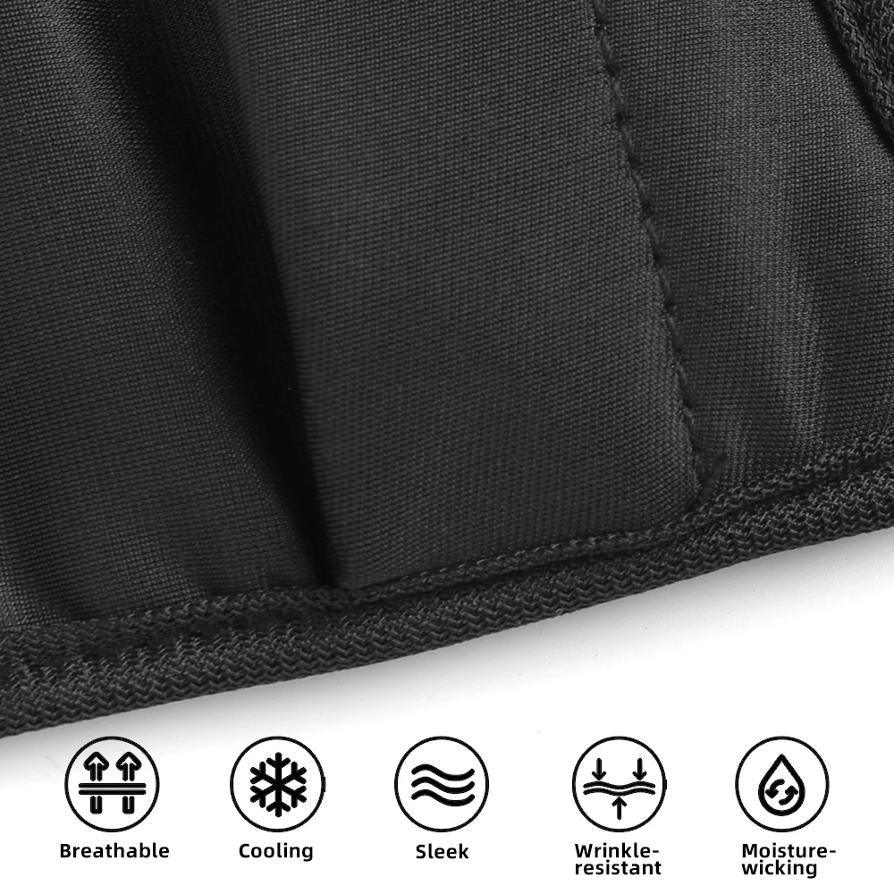 Anti Theft RFID Hidden Women's Concealed Crossbody Bag Travel Wallet Passport Holder Coversafe Secret Neck Money Travel Pouch thumbnail 4