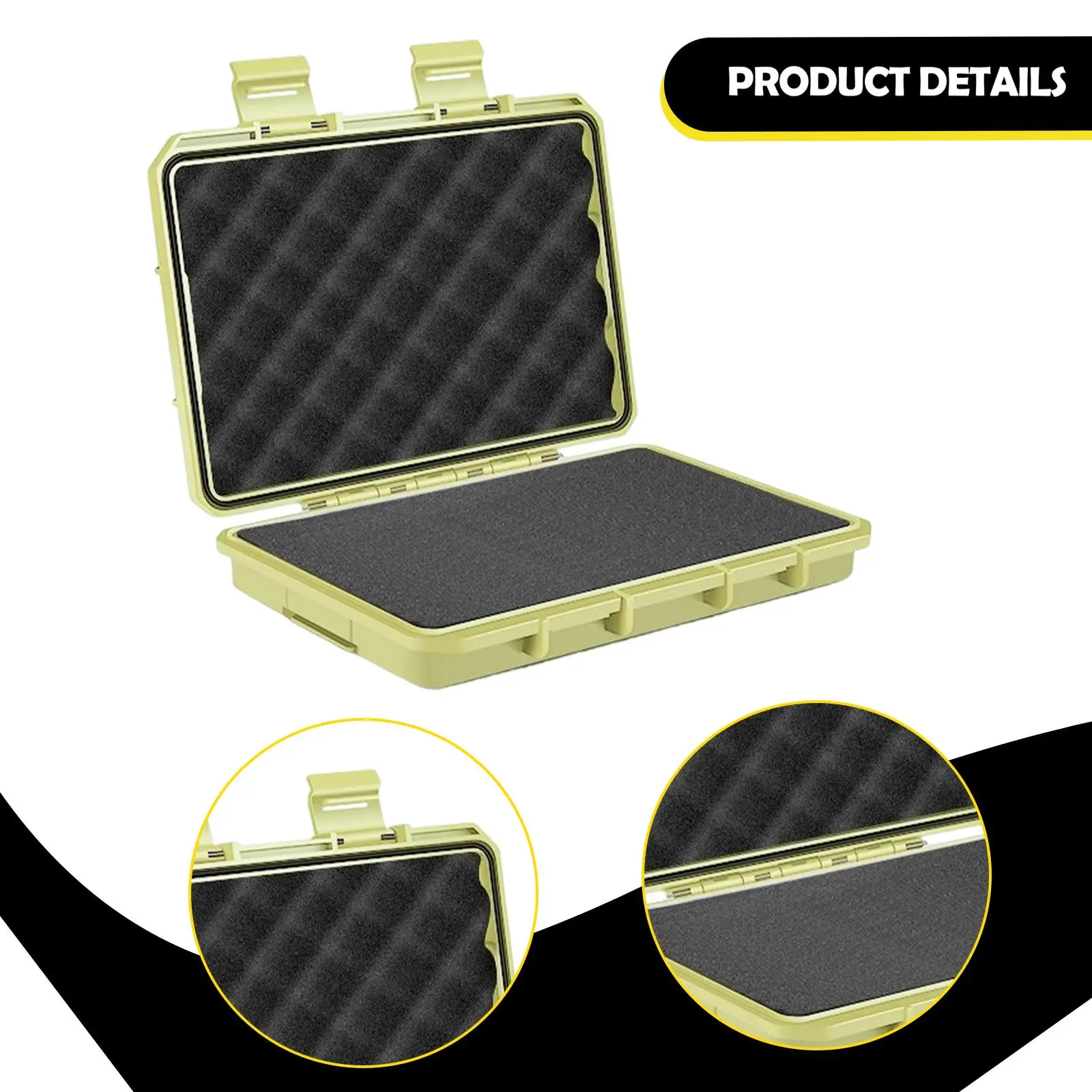 Hard Carrying Case with DIY Customizable Foam Universal Organizer Box Waterproof Carry Case for Hardware Parts Testing Equipment thumbnail 5
