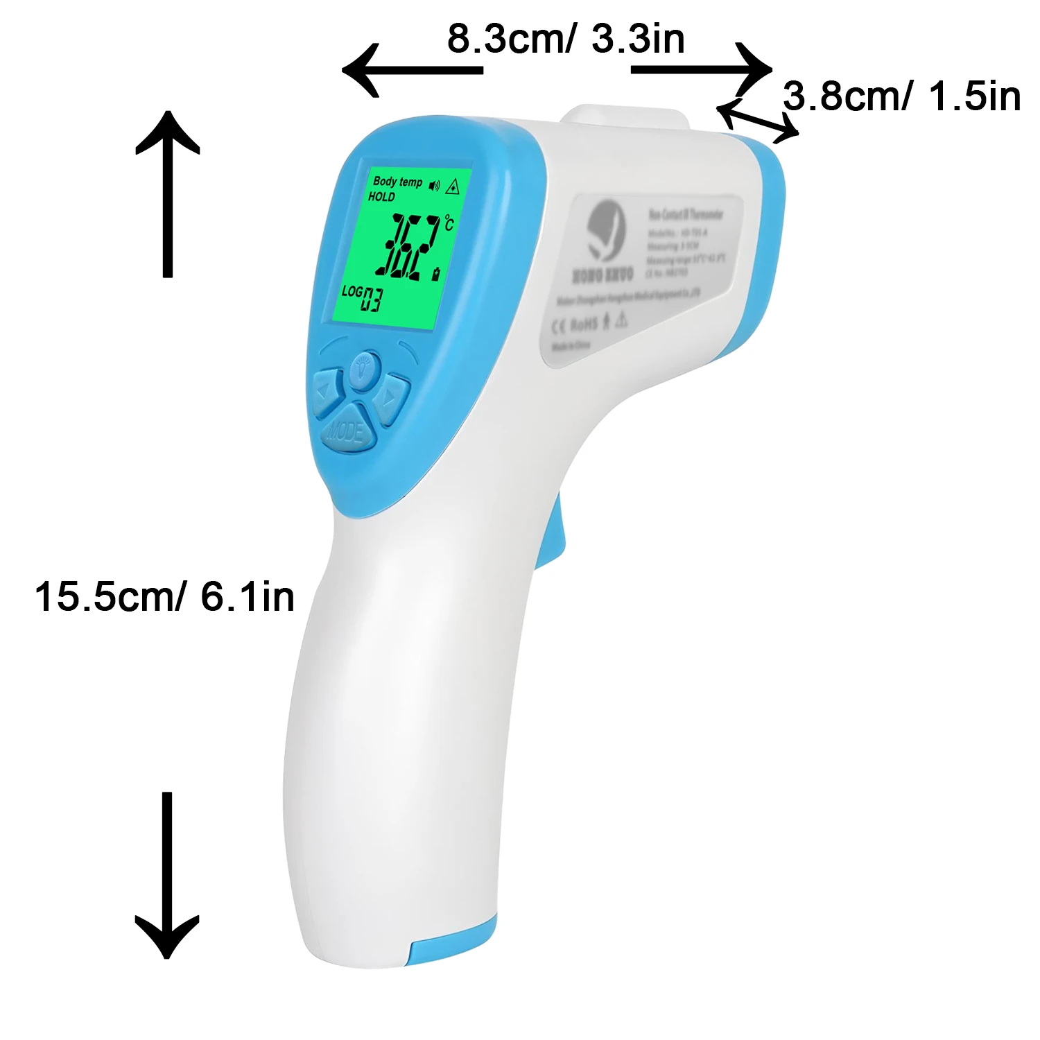 Non-Contact Medical Digital Thermometer - Forehead Ear Precise Temperature Measure for Baby Adult Home Use thumbnail 2
