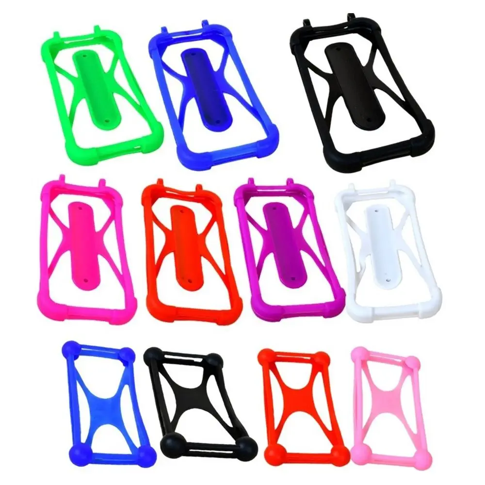 With Spring Clips Silicone Phone Case Anti-drop Four Ball Design Phone Protective Case Phone Soft Cover Bicycle Handlebar Mount thumbnail 2