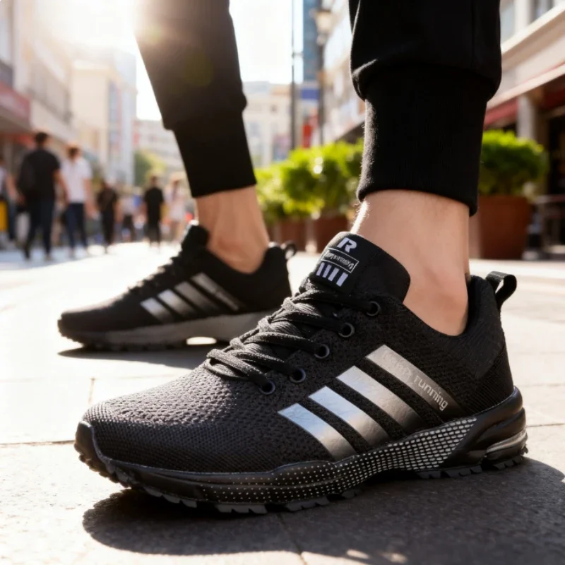 2025 Hot Sale Men's Running Shoes Keep Running Breathable Mesh Sneakers Lightweight Outdoor Gym Jogging Trainers Comfort Shoes thumbnail 2