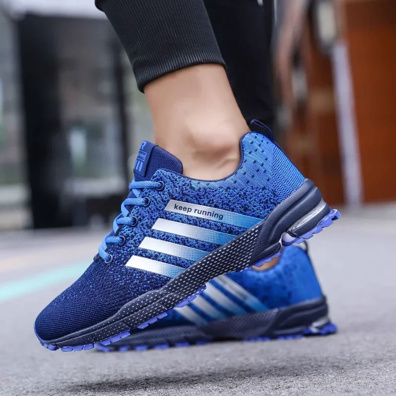 2025 Hot Sale Men's Running Shoes Keep Running Breathable Mesh Sneakers Lightweight Outdoor Gym Jogging Trainers Comfort Shoes thumbnail 5