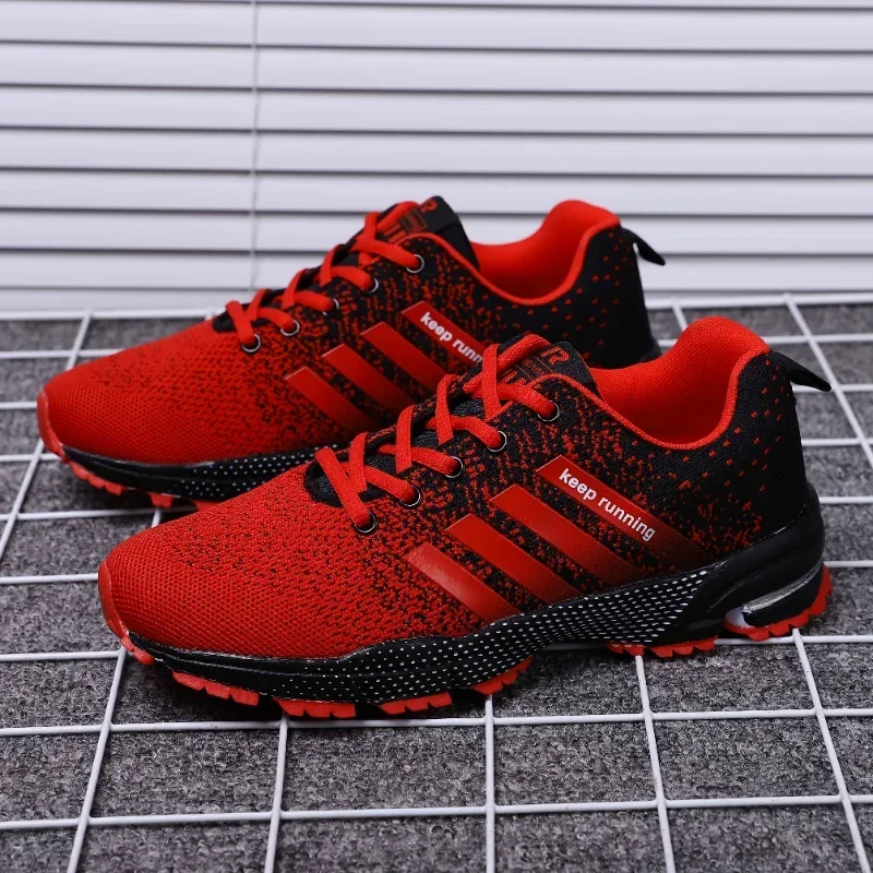 2025 Hot Sale Men's Running Shoes Keep Running Breathable Mesh Sneakers Lightweight Outdoor Gym Jogging Trainers Comfort Shoes thumbnail 4