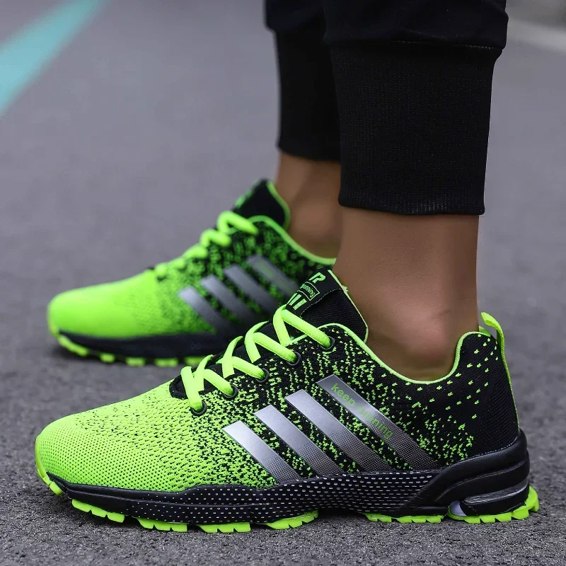 2025 Hot Sale Men's Running Shoes Keep Running Breathable Mesh Sneakers Lightweight Outdoor Gym Jogging Trainers Comfort Shoes thumbnail 6