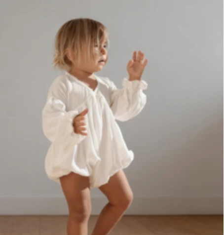 Baby Rompers 2025 Baby Clothes Nordic Baby Spring and Autumn Cotton and Linen Hollow Out Backless V-neck Lace Jumpsuit