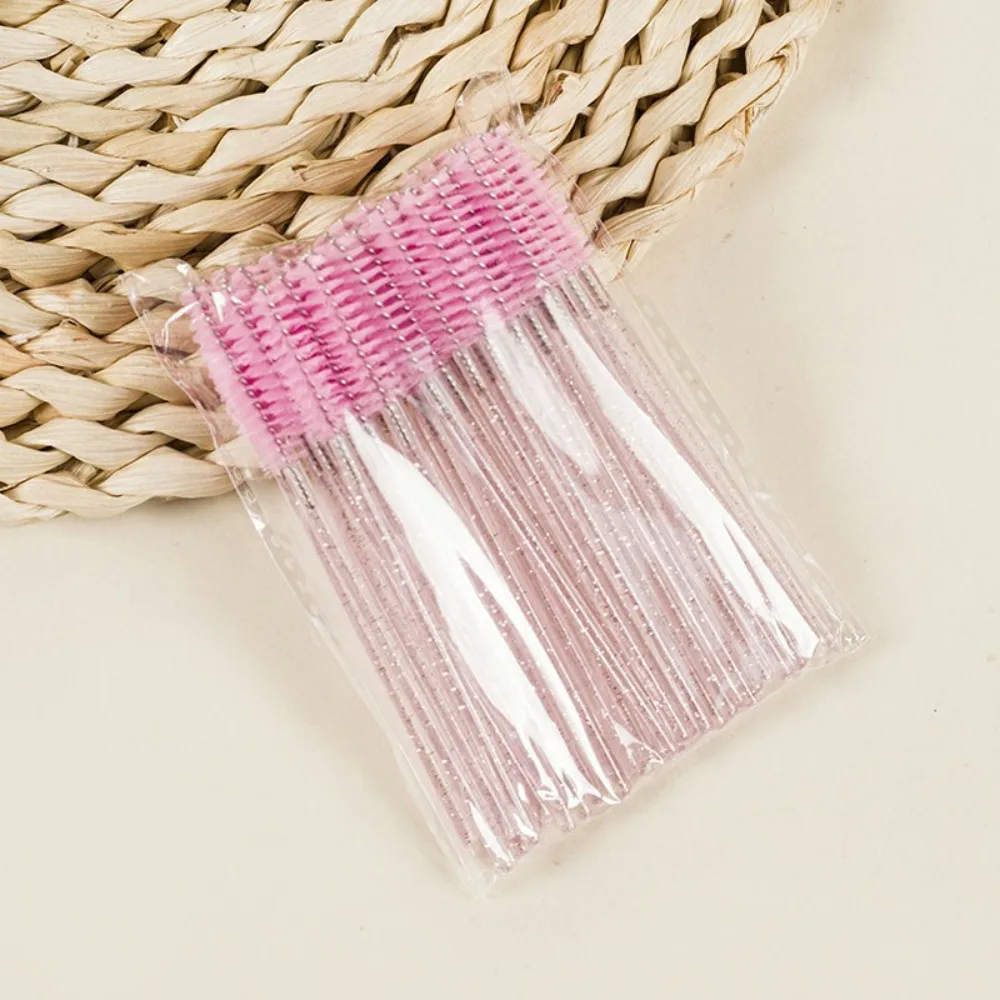 50-100PCS Crystal Eyelash Brush Combs Professional Eye Lash Extension Mascara Wands Makeup Beauty Tool for Eyelashes thumbnail 2