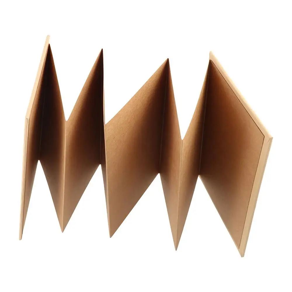 Folding Accordion Photo Album Gift Kraft Paper Photocard Surprised Photo Book Graffiti 8 Page DIY Surprise Gift Family thumbnail 5