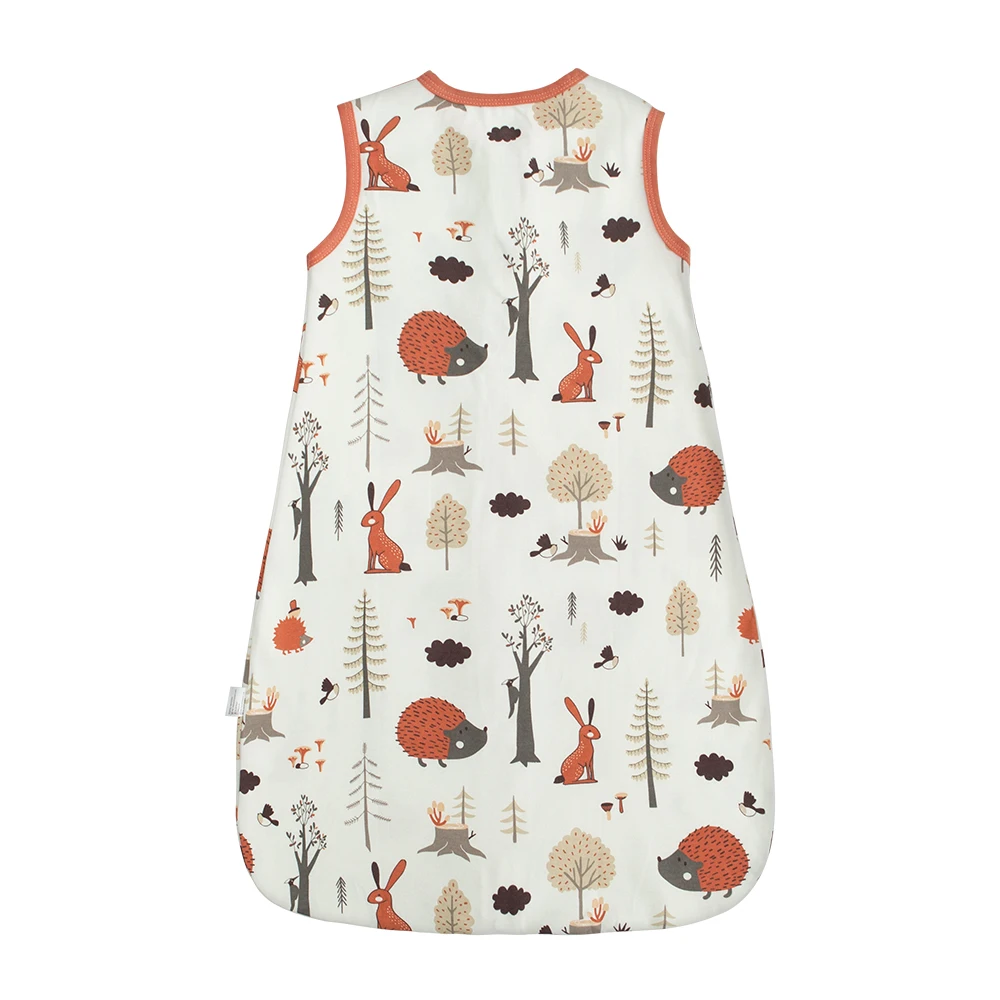 Summer Thin Sleeping Bag For Baby 0-18 Months Cute Hedgehog Blue Cars Printed For Girls Boys Anti-Kick Blanket Baby Sleepsack thumbnail 2