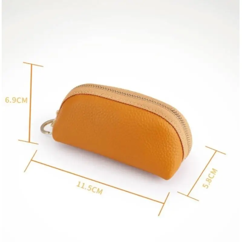 PU Leather Car Key Case Men Women Wallets Housekeeping Keys Covers Zipper Storage Pouch Card Bags thumbnail 6
