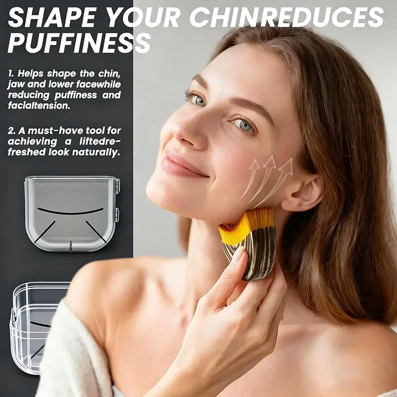 New Lymphatic Contour Face Brush for Lymphatic Drainage Massage Ergonomically Designed to Fit Skin Precisely thumbnail 3
