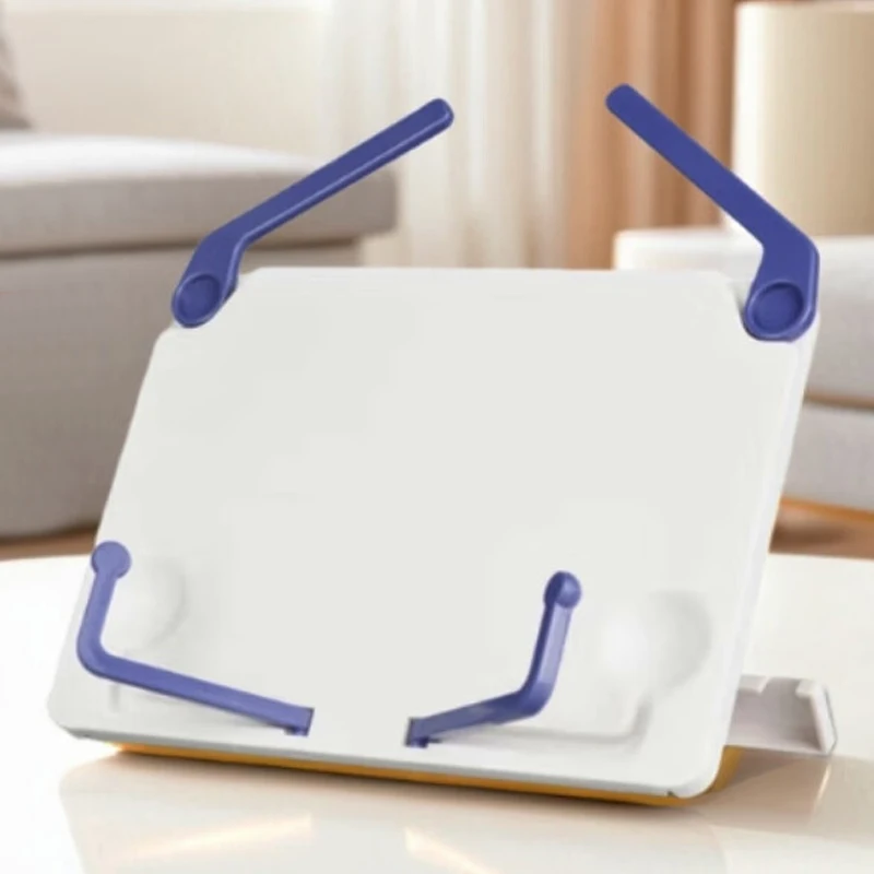 1PC Reading Stand Portable Folding Books Stand Cookbook Holder Recipe Shelf Organizer Bookend for Music Score Recipe Tablet TMZ thumbnail 3