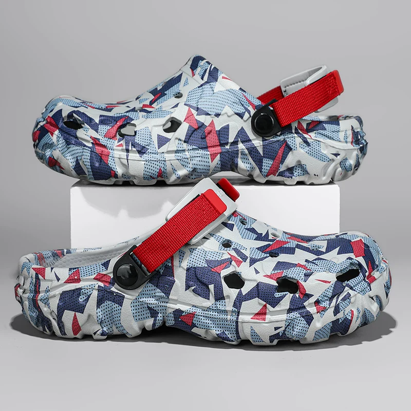 Men Outdoor Clogs Sandals Summer Thick Bottom Slippers Home Garden Shoes Teenager Sandals Hole Casual Shoes Clog Big Size 46 47 thumbnail 4