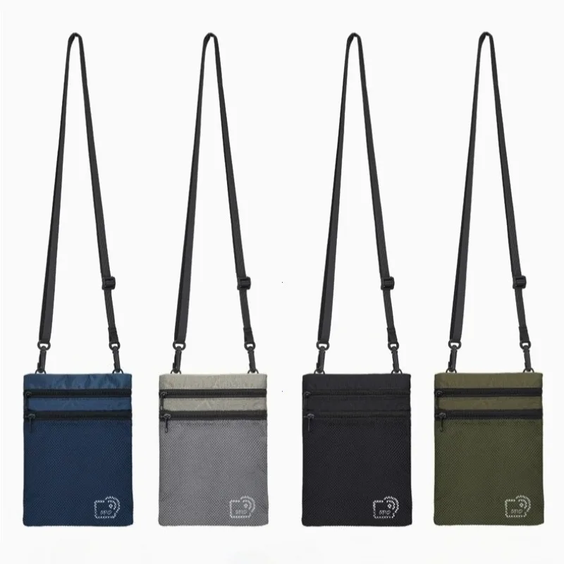 RFID Anti-Thief Travel Passport Wallet Nylon Card Case Phone Document Storage Bag Lightweight Shoulder Neck Bag Crossbody Bag thumbnail 4