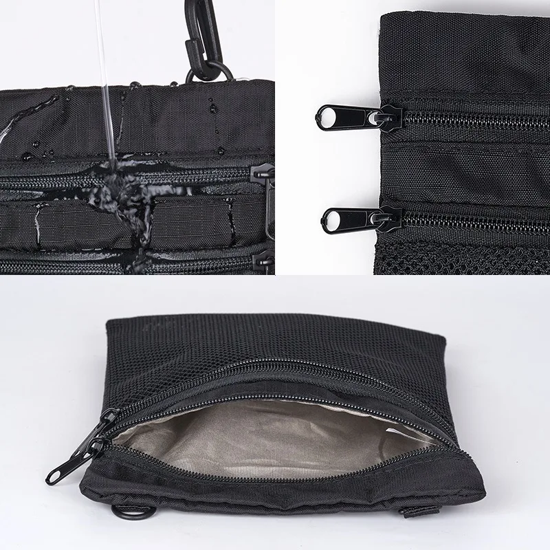 RFID Anti-Thief Travel Passport Wallet Nylon Card Case Phone Document Storage Bag Lightweight Shoulder Neck Bag Crossbody Bag thumbnail 3