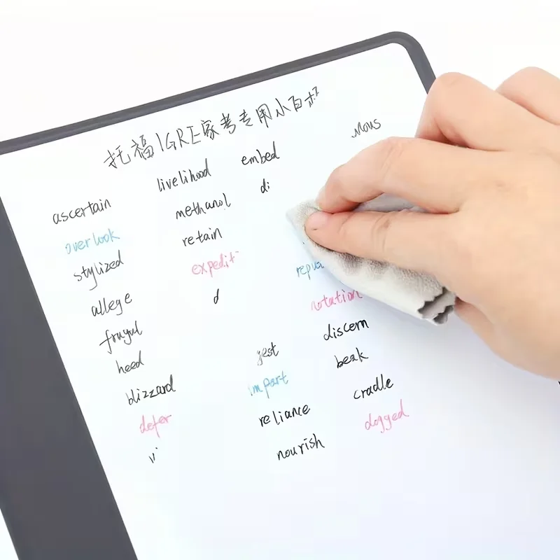 A5 Reusable Whiteboard Notebook Set with Eraser & Wipeable Board  Portable Weekly Planner, Notebooks for School thumbnail 3