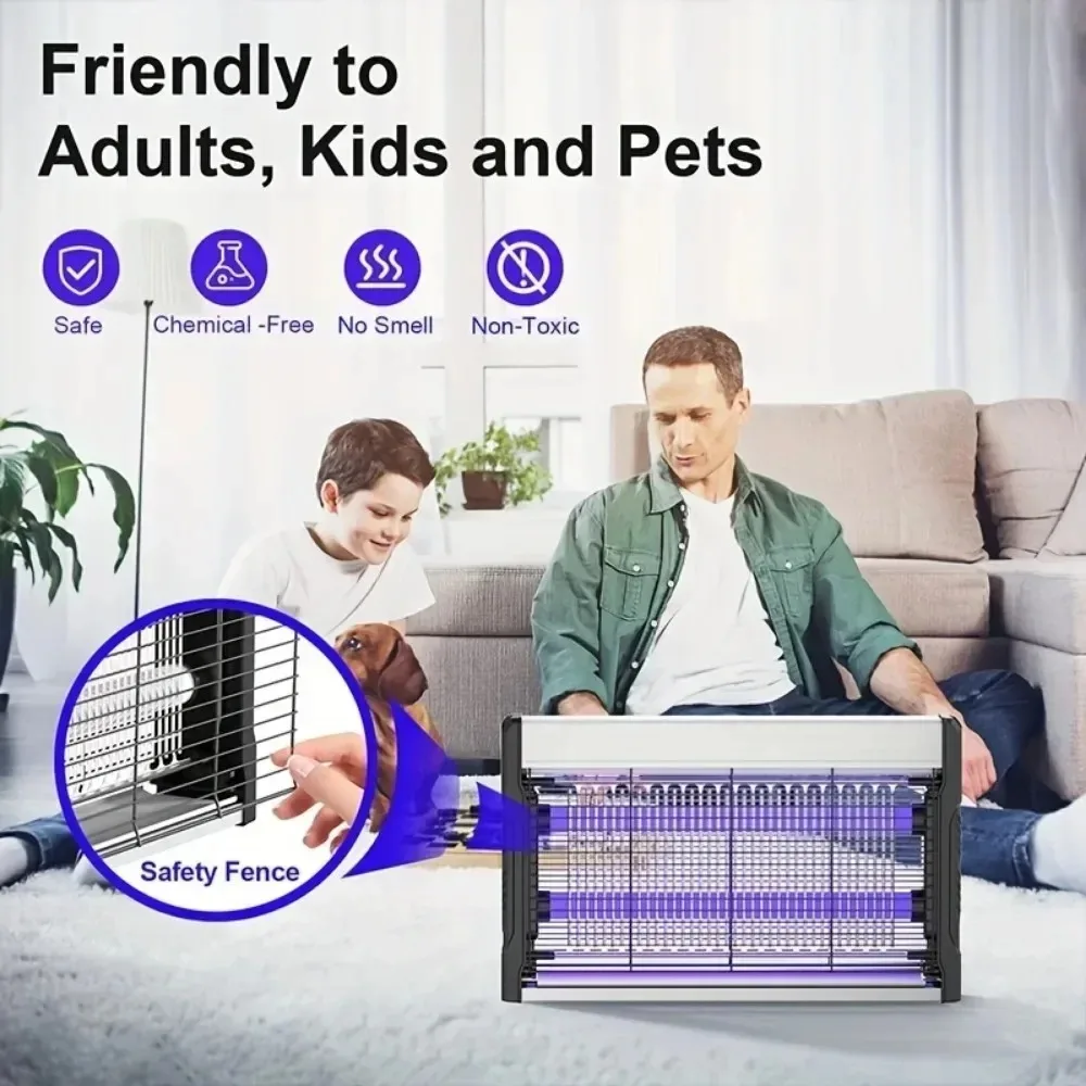 JOYINLED Mosquito Killer Lamp UV Light Insect Trap Fly Catcher for Bedroom Indoor Pest Control Anti Mosquito Repellent Fly Trap thumbnail 4