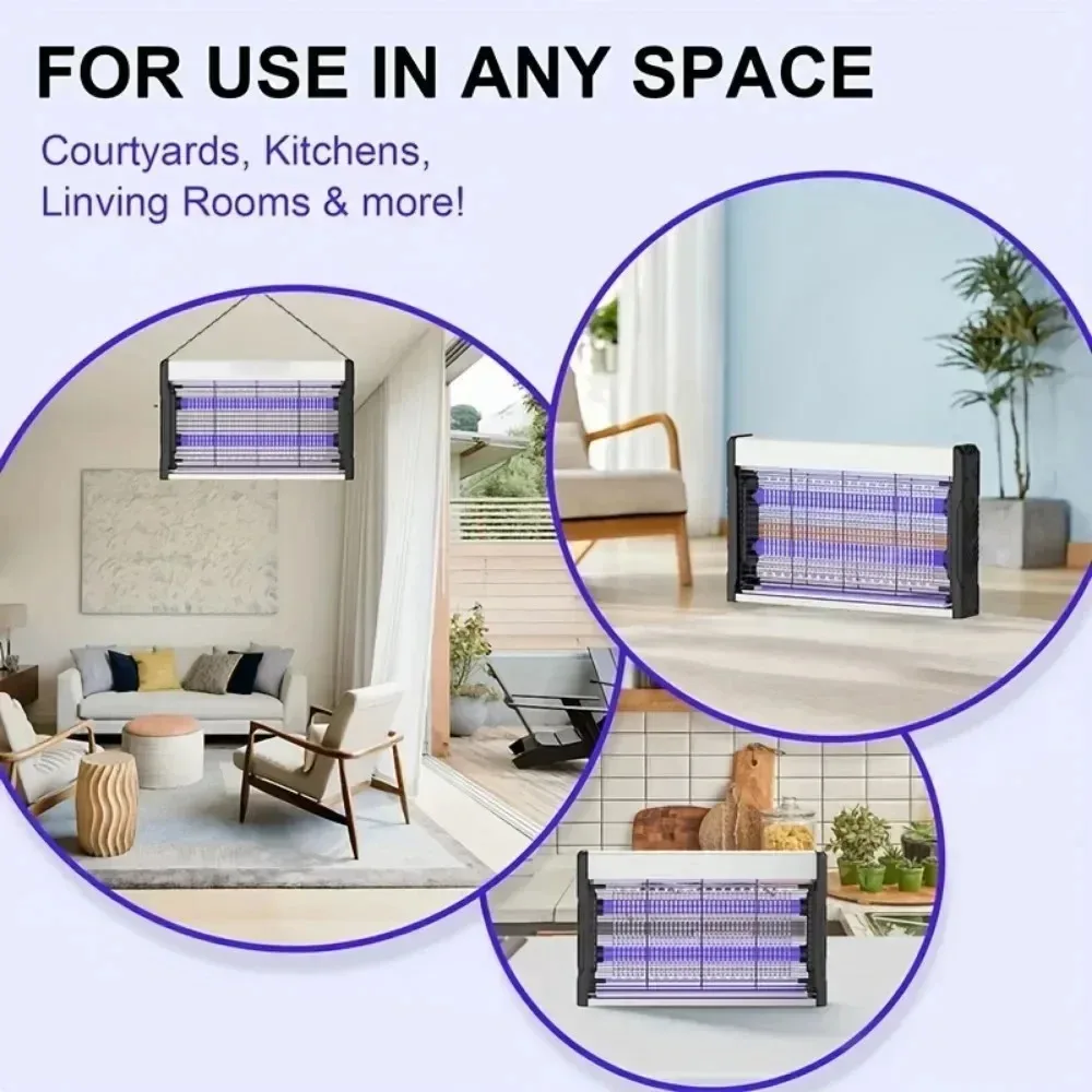 JOYINLED Mosquito Killer Lamp UV Light Insect Trap Fly Catcher for Bedroom Indoor Pest Control Anti Mosquito Repellent Fly Trap thumbnail 3