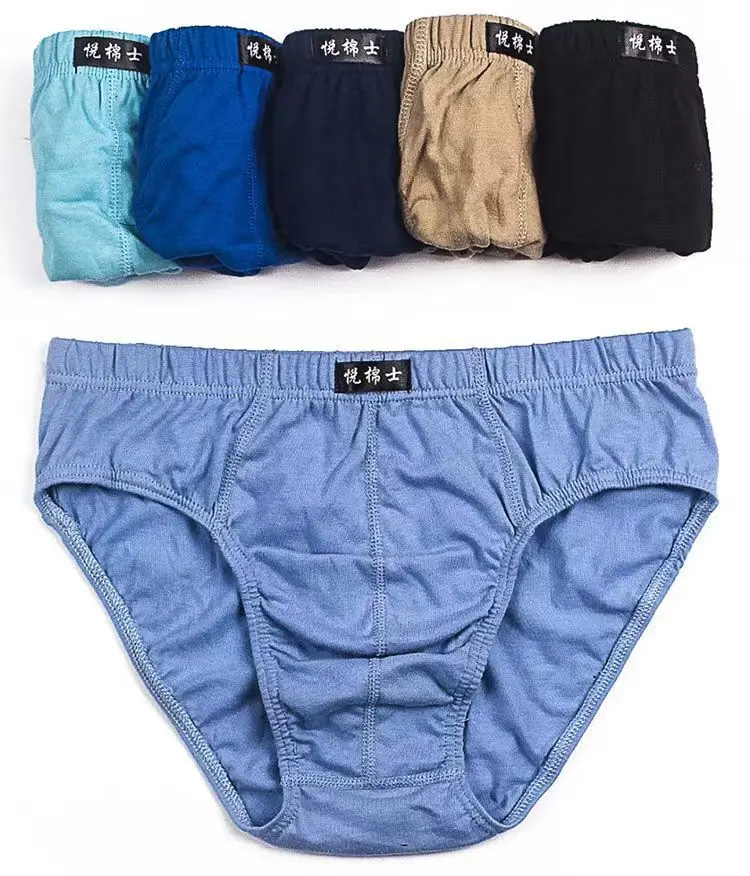 5Pcs/Lot Cotton Underpants For Men Briefs Male Underwear Knickers Panties Pant Shorts 2025 Sexy Undies XL 2XL 3XL 4XL 5XL 6XL thumbnail 2