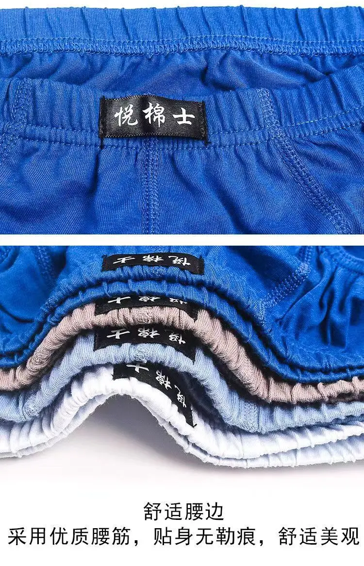 5Pcs/Lot Cotton Underpants For Men Briefs Male Underwear Knickers Panties Pant Shorts 2025 Sexy Undies XL 2XL 3XL 4XL 5XL 6XL thumbnail 5