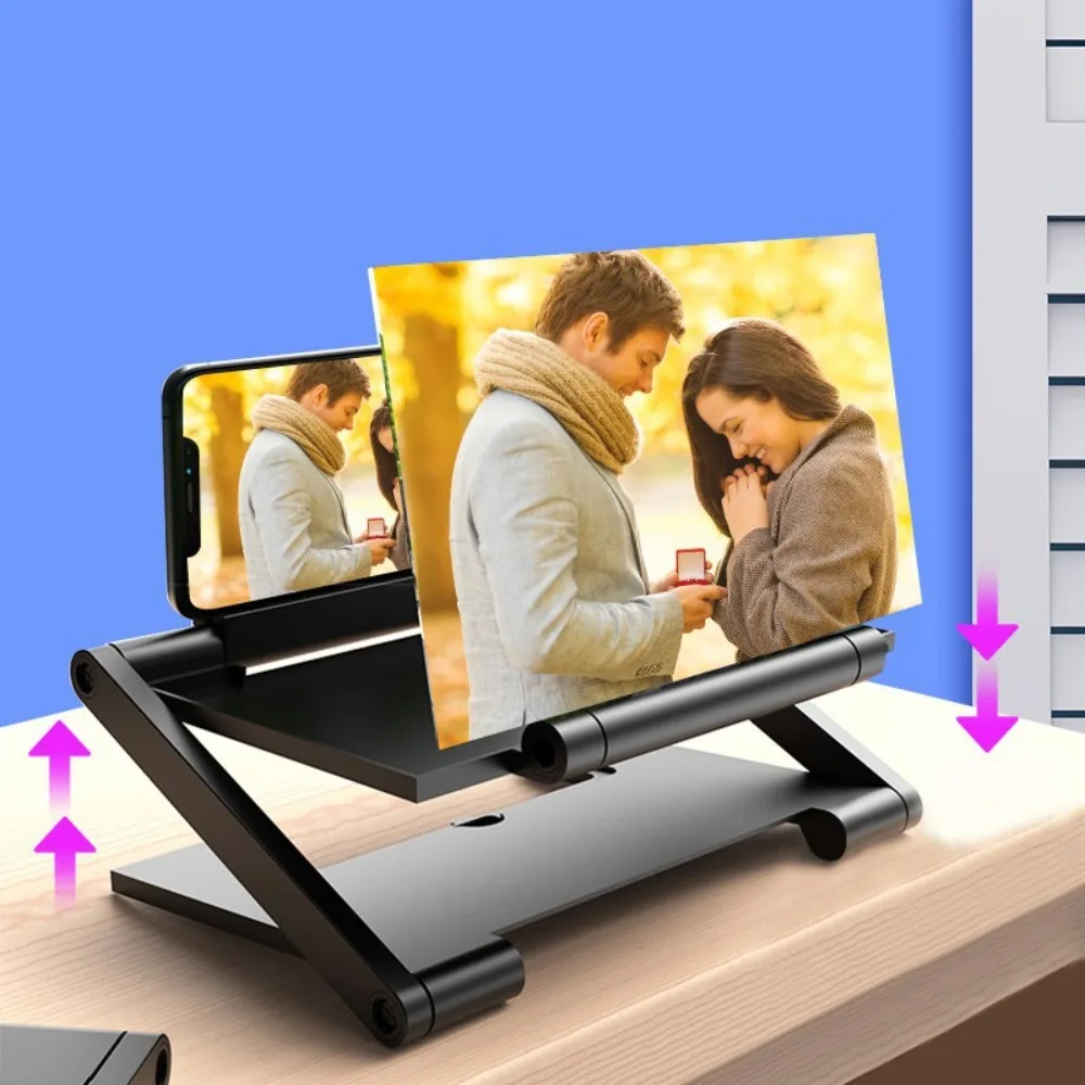 Folding Cell Phone Screen Amplifier Enlarged Screen Multi functional Screen Enlarge Magnifier HD Mobile Phone Magnifying Glass thumbnail 2