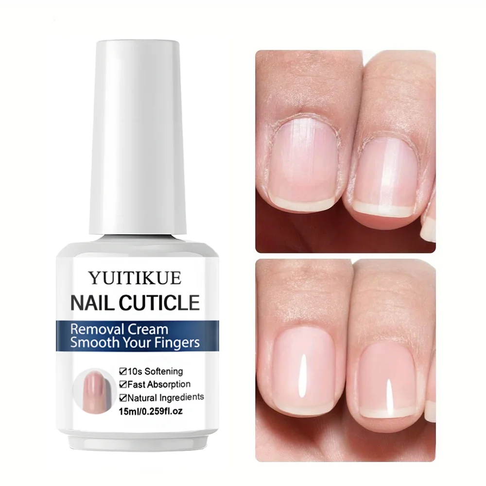 YUITIKUE 10-Second Cuticle Remover 15ml - Fast Softening & Absorption, Natural Care for Healthier Nails, Manicure & Pedicure thumbnail 3