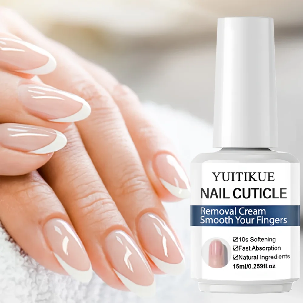 YUITIKUE 10-Second Cuticle Remover 15ml - Fast Softening & Absorption, Natural Care for Healthier Nails, Manicure & Pedicure thumbnail 2