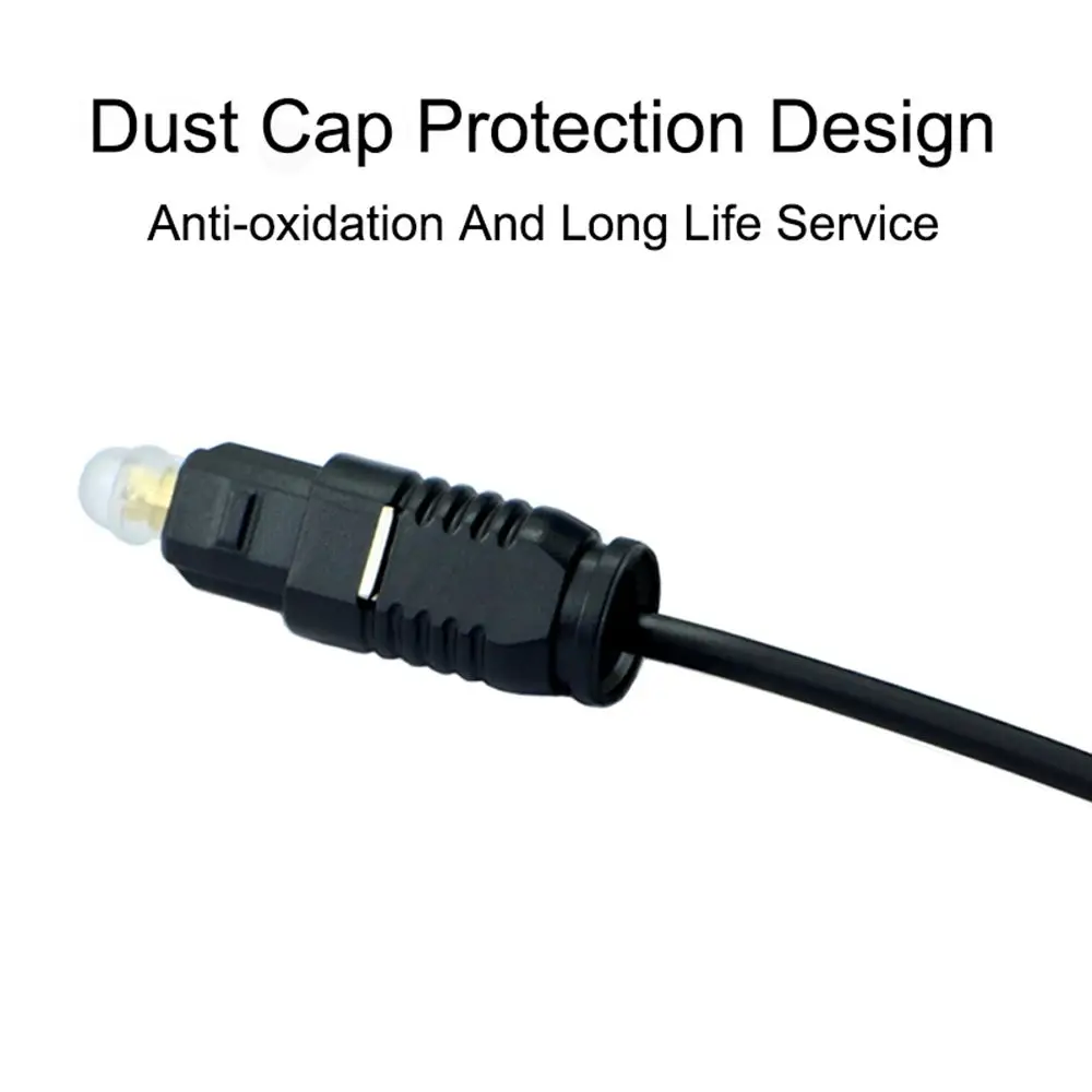 Connector Gold-plated Audio Cable 3.5mm to Toslink SPDIF Line Optical Fiber Cord For Speaker Blu-ray Player Power Amplifier thumbnail 5