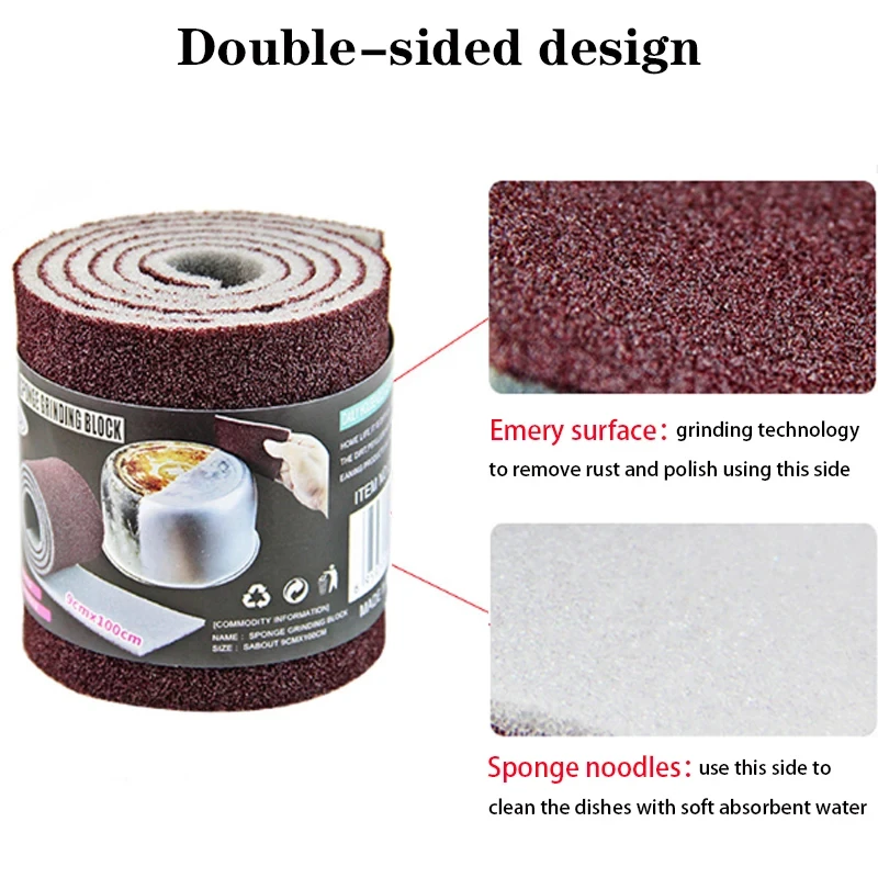 Magical melamine sponge for motorcycle parts and kitchen - heavy-duty cleaning sponge thumbnail 2