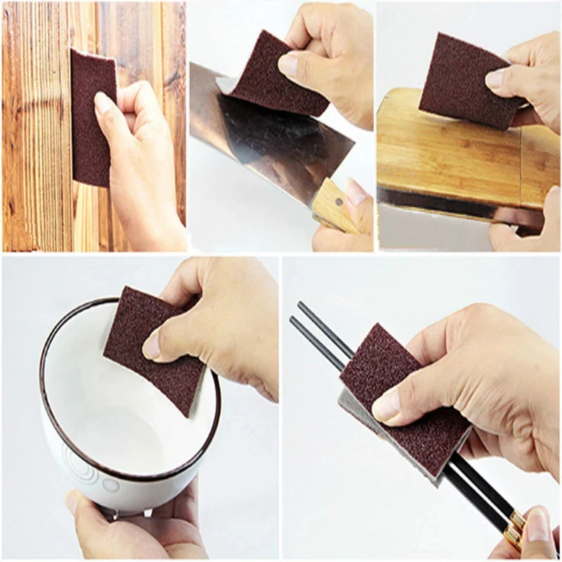 Magical melamine sponge for motorcycle parts and kitchen - heavy-duty cleaning sponge thumbnail 3