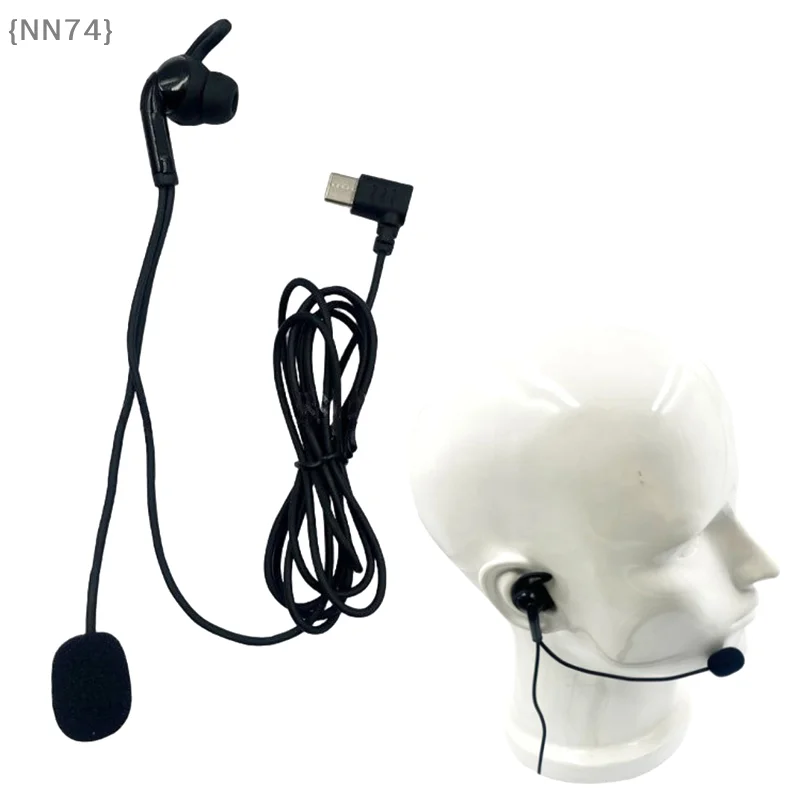Type-C Single Ear Headset, Noise Cancelling Mic for V6 Pro Intercom, Referee In-Ear Earphone & Communication Accessory thumbnail 4