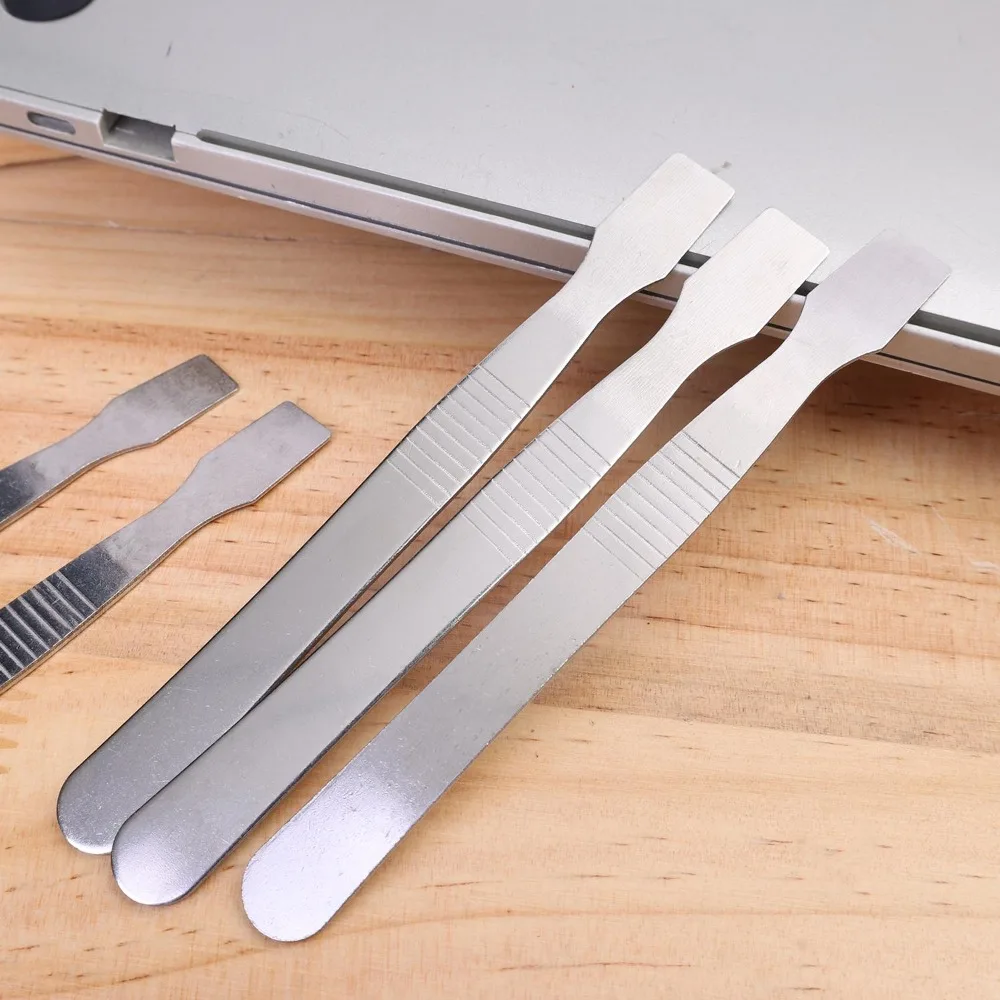 10/5PCS Metal Spudger Set 120x12mm Stainless Steel Silver Crowbars Tool for Phone Computer Electronic Repair Scrape Tin Lifter thumbnail 5