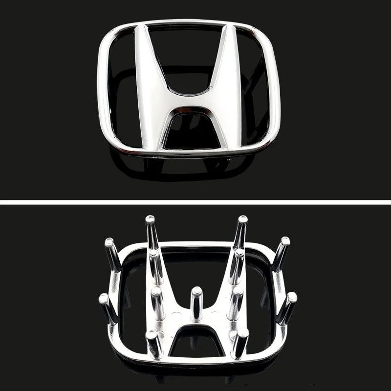 50/53mm ABS Car Steering Wheel Emblem Sticker Accessories For Honda Civic FIT Accord Prelude CRV 5th City CRZ CRX Jazz HRV Pilot thumbnail 2