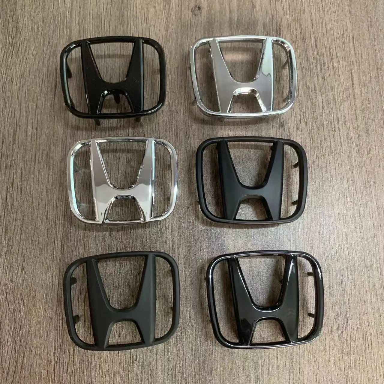 50/53mm ABS Car Steering Wheel Emblem Sticker Accessories For Honda Civic FIT Accord Prelude CRV 5th City CRZ CRX Jazz HRV Pilot thumbnail 4