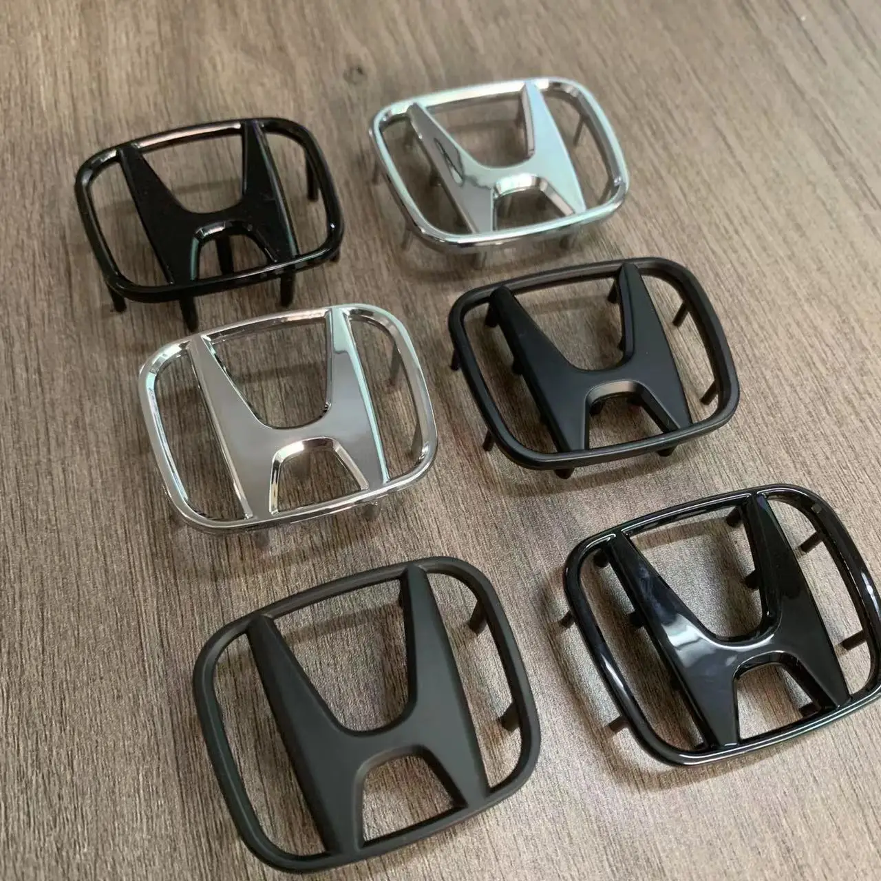 50/53mm ABS Car Steering Wheel Emblem Sticker Accessories For Honda Civic FIT Accord Prelude CRV 5th City CRZ CRX Jazz HRV Pilot thumbnail 5