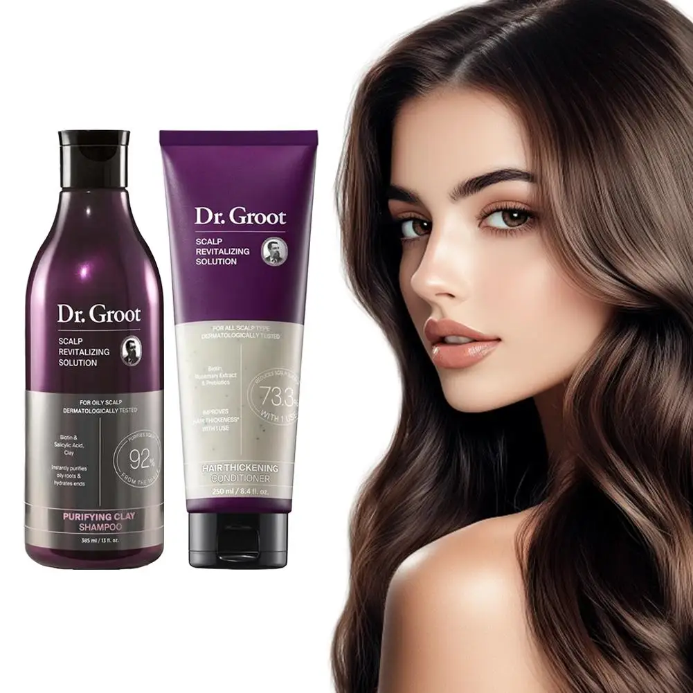 Dr.Groot Thickening Anti Hair Loss Shampoo Conditioner Gentle Moisturizing Oil Control Dandruff Removing Softening Hair Care thumbnail 2