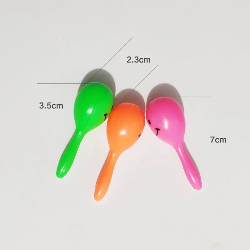 3pcs Bird Toys Parrot Rattle Bell Sand Hammer Maracas Bird Bite Wisdom Interactive Training Toy Pet Bird Toys Color Random thumbnail 5
