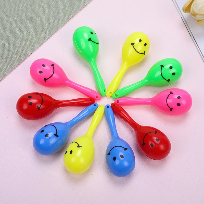 3pcs Bird Toys Parrot Rattle Bell Sand Hammer Maracas Bird Bite Wisdom Interactive Training Toy Pet Bird Toys Color Random thumbnail 3