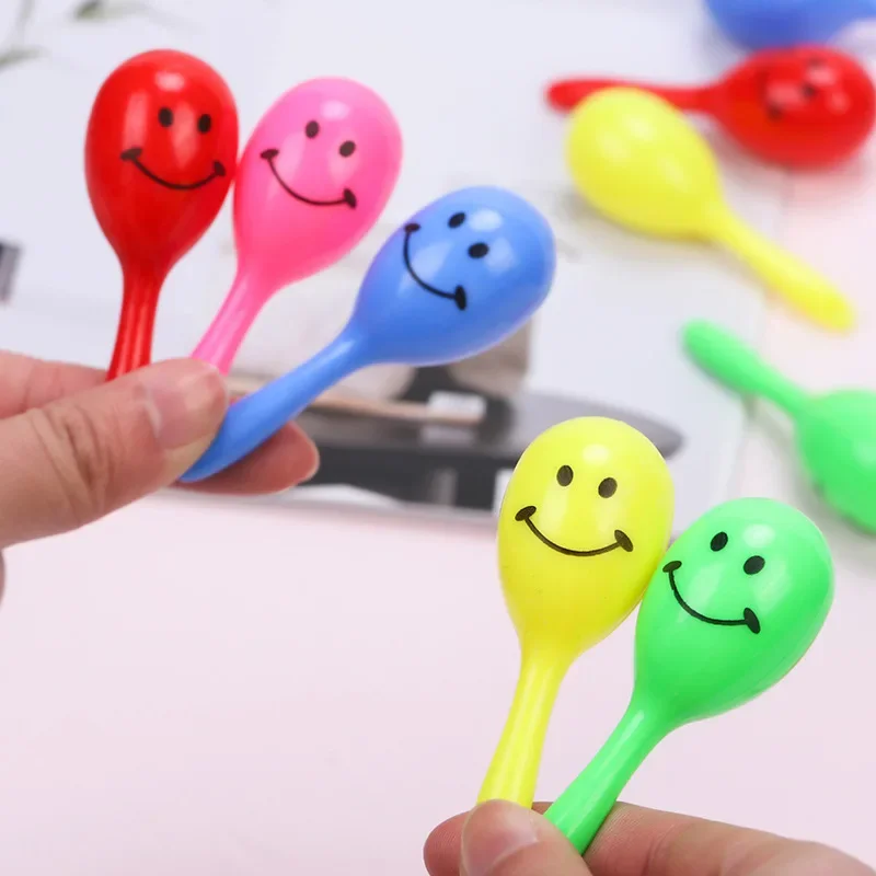 3pcs Bird Toys Parrot Rattle Bell Sand Hammer Maracas Bird Bite Wisdom Interactive Training Toy Pet Bird Toys Color Random thumbnail 4