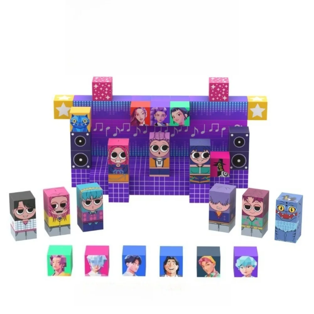 64/100/150 PCS Magnetic Blocks Build Set Bricks Tiger Figure Boy Girl DIY STEM Montessori Sensory Cubes Toddlers Education Gift thumbnail 6