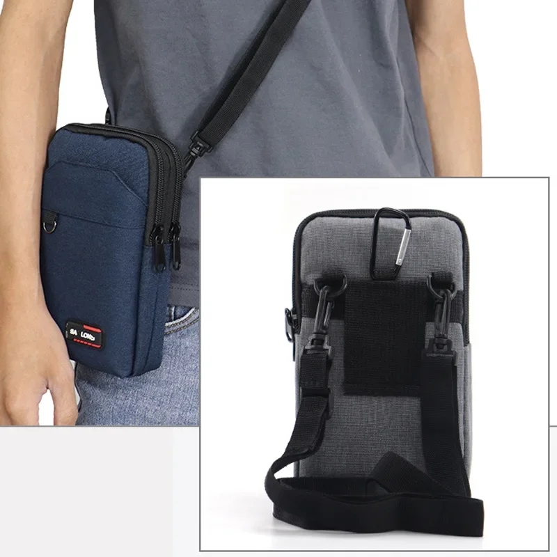 New Men's Waterproof Tactical Waist Pack - Military Style Crossbody Bag for Camping Hunting, with Mobile Phone Pouch thumbnail 3