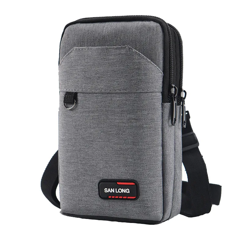 New Men's Waterproof Tactical Waist Pack - Military Style Crossbody Bag for Camping Hunting, with Mobile Phone Pouch thumbnail 5