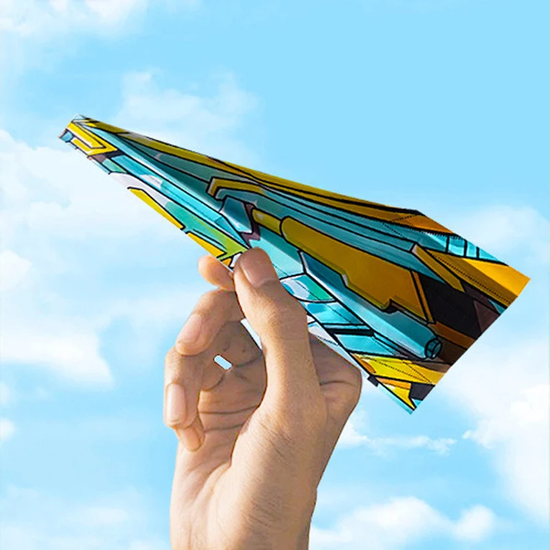 36Pcs Children Creative Origami Paper Planes Folding DIY Parent-child Full Color Handicraft Toy Aircraft Educational Toy thumbnail 6