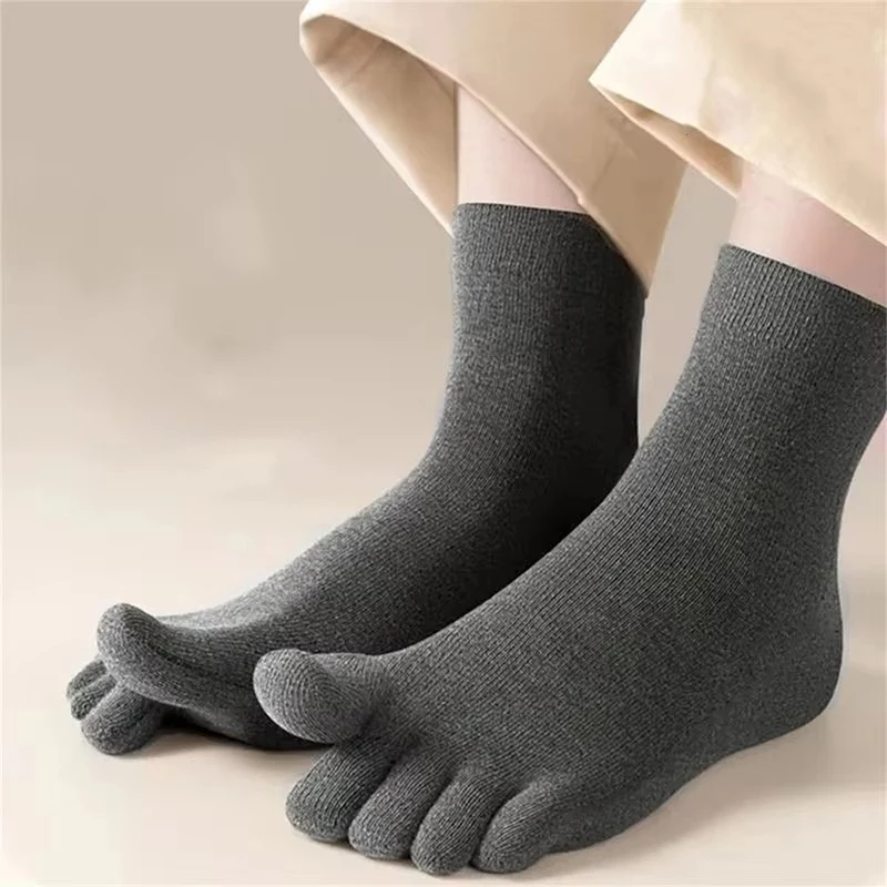 Breathable Men's Toe Socks Warm Five-finger Socks thumbnail 4