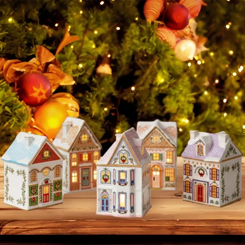 Resort Spice House Sugar Bowl Mini Small House Seasoning Storage Jar Tea Jars Holiday Decoration Storage Box Kitchen Accessories thumbnail 2