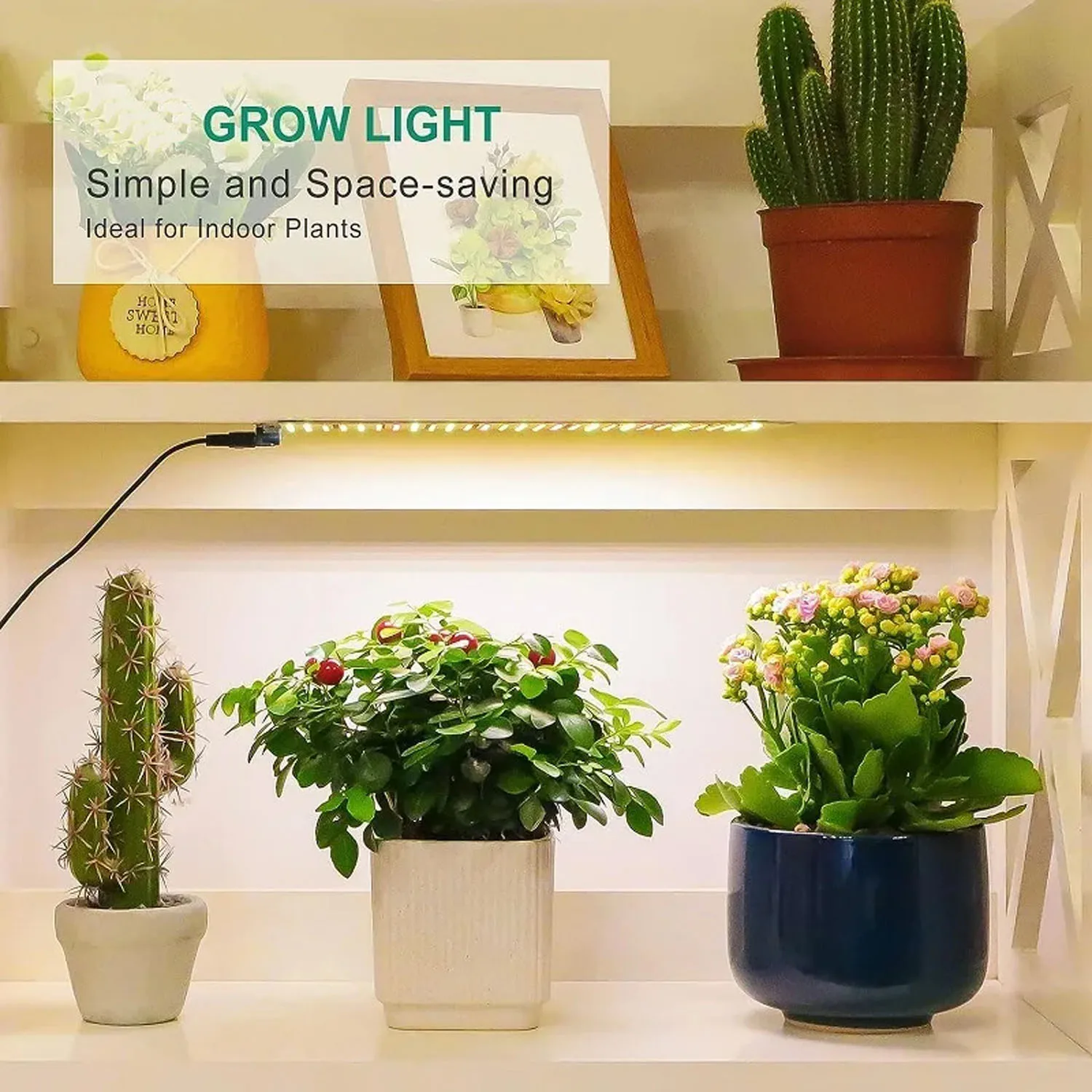 LED Panel Grow Light 135-570 Beads Led 20W Full Spectrum Ultra-thin Board Dimmable Timer Cabinet Growing Lamp for Indoor Plants thumbnail 5