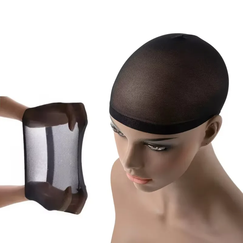 Cheap Hair New Stocking Cap For Wigs Net For Wigs Bald Cap Nylon Stocking Wig Cap Stretchy thumbnail 4