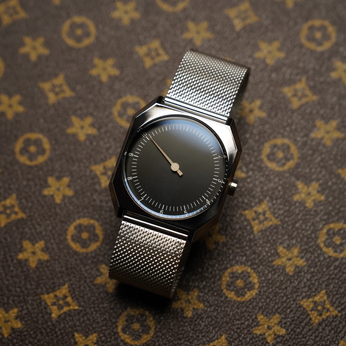 SKU Retro One Pointer Watch for Men luxury high quality Vintage Style Quartz Watch Unique Design Fashion Wrist watch for man men thumbnail 4